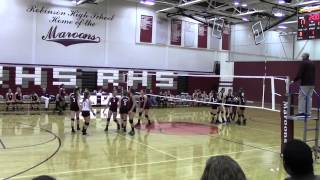 preview picture of video '10/23/2014 Volleyball Robinson High School Freshman vs. Edwards County - Set 3'