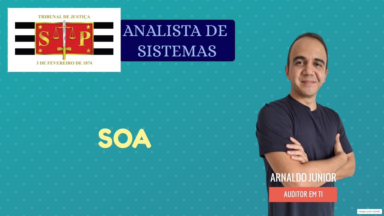 Arquitetura Orientada a Serviços (SOA) - Concurso TJ SP - Analista de Sistemas