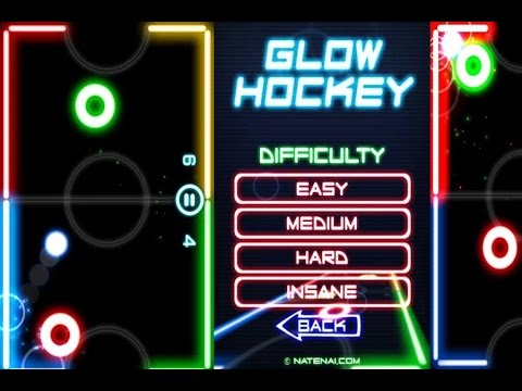 Glow Hockey 2 Arcade Android İos Free Game GAMEPLAY VİDEO - YouTube
