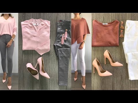 MODA OTOÑO INVIERNO 2020 2021 / PANTALONES DE MODA otoño invierno / outfits con pantalones  Fashion