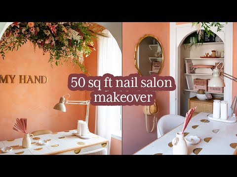 50 Sq Ft Nail Salon Makeover For a Deserving Small...