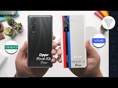 Oppo Find X2 Pro VS Vivo iQOO 5 Pro | Vivo | Oppo | 5G |  Comperison