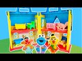 SESAME STEET Vintage Toy Illco House Playset Cookie Monster Bert And Ernie Toys Videos For Kids