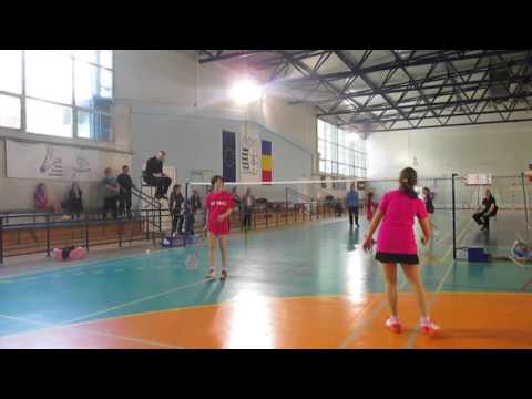 U13 Badminton Romanian Cup 2016, final, WD, p1