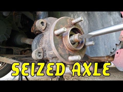 Remove Seized or Stuck CV Axle From Hub