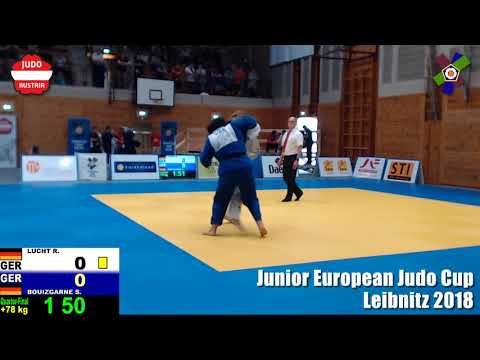 +78 kg Quarter-Final (12) LUCHT, Renee (GER) BOUIZGARNE, Samira (GER)