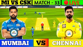 🔴Live: Mumbai vs Chennai | MI vs CSK Live Scores & Commentary | Only in India | IPL Live