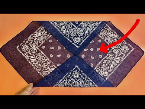 🔥️️️️🔥️️️️️Przemień BANDANĘ w panel w 5 MINUT! Fascynujące szycie