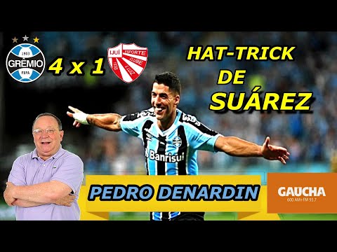 Grêmio 4 x 1 São Luiz Narração PEDRO DENARDIN 3 gols de LUIZ SUÁREZ