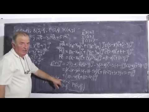 1/2 Lectia 347 - Vectori exprimarea acestora cu ajutorul versorilor - Operatii cu vectori - Clasa 10