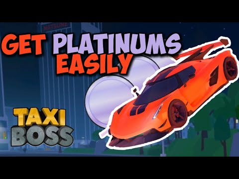 HOW TO GET PLATINUM MEDALS QUICKLY & EASILY IN TAXI BOSS Roblox