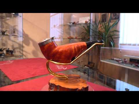 Pipa radica modello testa anatra - www.paronellipipe.it