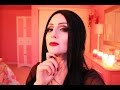 Morticia Addams does your makeup (ASMR role ...