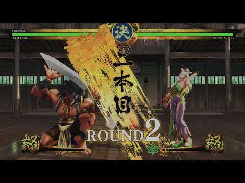 SAMURAI SHODOWN - Tam Tam VS Gongsunli