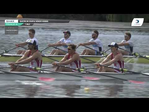Championnat de France Sénior Bateaux longs Bourges 2019 - Finale du quatre de couple hommes-SH4x