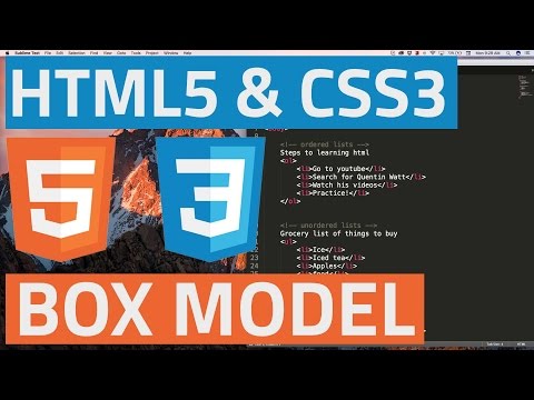 HTML5 and CSS3 beginner tutorial 16 - The CSS box model