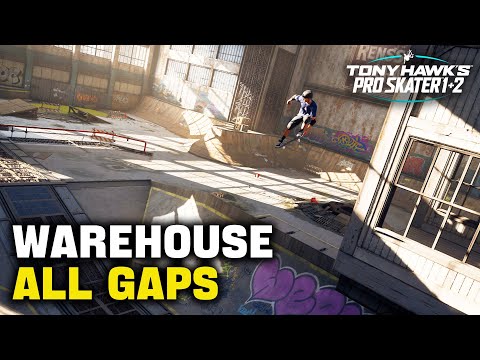 All Warehouse Gaps in TONY HAWK'S PRO SKATER 1+2 (Gap Master Guide)