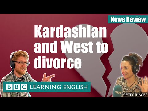 卡戴珊和韋斯特將離婚-新聞評論 (Kardashian and West to divorce - News Review)
