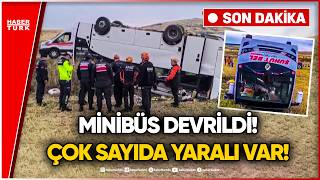 SON DAKİKA! Afyonkarahisar’da Feci Kaza: Minibüs Şarampole Devrildi!