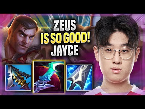 ZEUS IS SO GOOD WITH JAYCE! - T1 Zeus Plays Jayce TOP vs Akali! | Season 2022