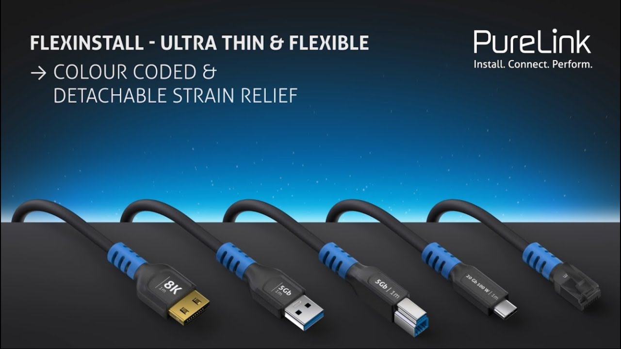 PureLink FlexInstall Câble USB 3.0 Premium USB A - USB B 3 m , 20 pcs PureLink FlexInstall Câble USB 3.0 Premium USB A - USB B 3 m , 20 pcs
