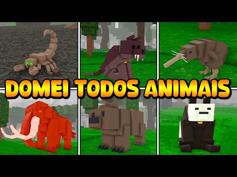 DOMANDO TODOS OS ANIMAIS E COMO FAZER ISSO NO 99 NOITES NA FLORESTA!!!!!
