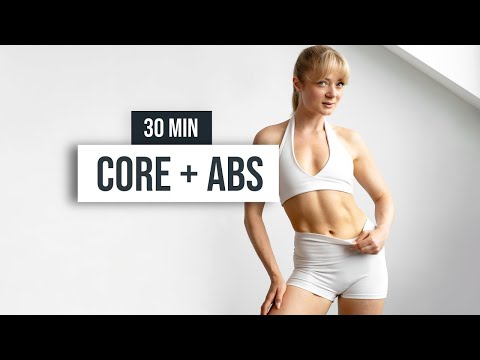 DAY 5: 30 MIN DEEP CORE AND ABS HOME WORKOUT - Crazy Burn, No Equipment