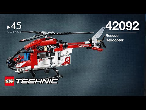 [Обзор] LEGO Technic 42092 Rescue Helicopter