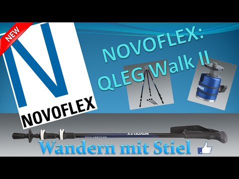 NOVOFLEX - QLEG Walk II + BALL 19 - Wanderstock und Stativ