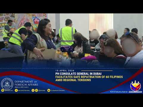PH Consulate General in Dubai Facilitates Safe Repatriation of 60 Filipinos Amid Regional Tensions