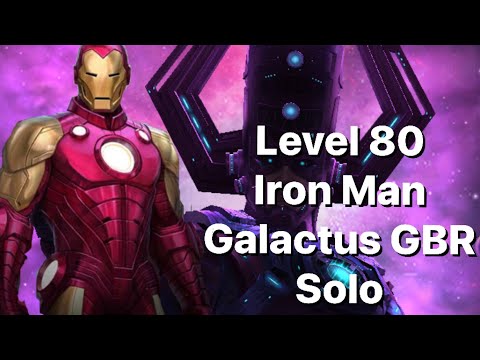 Level Iron Man Galactus GBR Solo-Marvel Future Fight