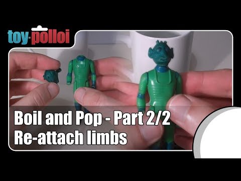 Fix it Guide - Boil and Pop Star Wars figures - re-attaching heads