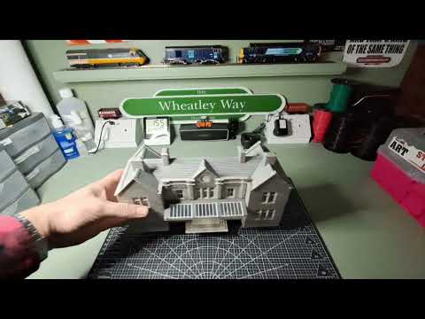 Station build part 1. Faller Horrem station.