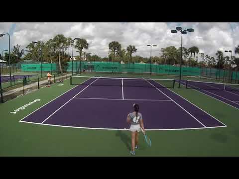 Victoria Sanchez tennis video