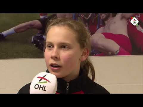 Jarne Teulings na OHL Dames   Genk Ladies 24:02:18 NL