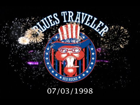 Blues Traveler performing an acoustic version of \"Optimistic Thought\" at Red Rocks on 07/03/1998