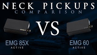 Video thumbnail for EMG 85X vs EMG 60 - Active NECK Pickup Guitar Comparison / Demo by Mike Stamper