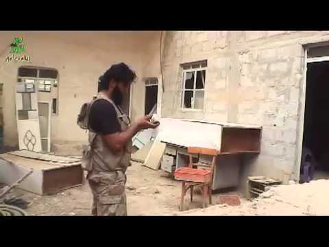 استهداف مقرات النظام في حي الرصافة بقنابل محلية الصنع من قبل لواء صقور الفرات في دير الزور