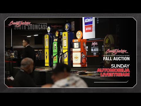 Sunday Automobilia Auction Livestream Replay - OCTOBER 13, 2024 SCOTTSDALE FALL AUCTION