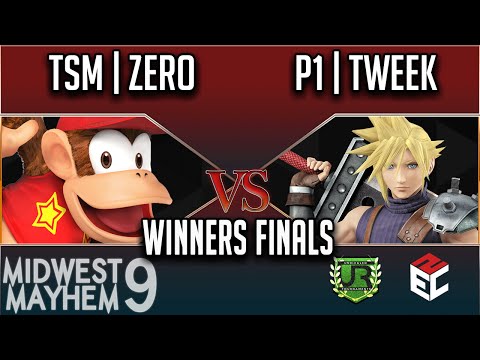 Midwest Mayhem 9 WINNERS FINALS - TSM | ZeRo (Diddy Kong) vs P1 | Tweek (Cloud, Bayonetta)