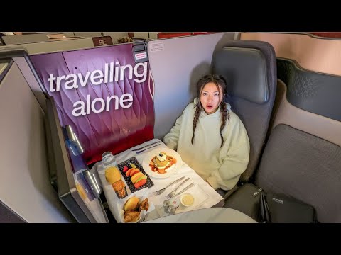 13 HOURS IN A FIRST CLASS AIRPLANE SEAT ALONE AT 20 YEARS OLD