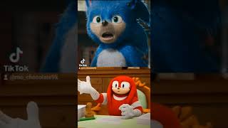Knuckles approves sonic tv shows/movies/cameos #sonicthehedgehog #knuckles #meme