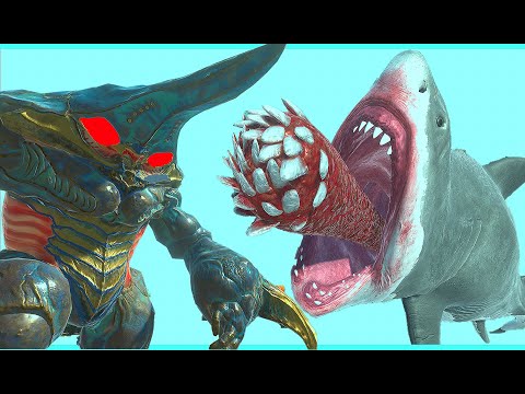 Aquatics Units vs Alien Exotica Units -Animal Revolt Battle Simulator
