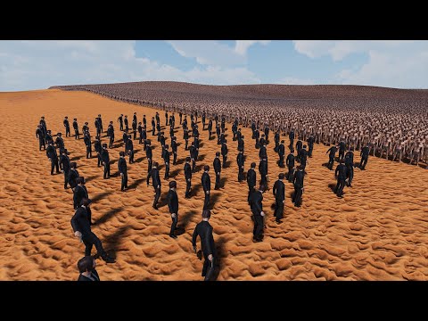 100 John Wick (Full-Auto) vs 5M Zombies — Ultimate Epic Battle Simulator 2