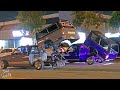 Lowrider Mini Trucks Bed Dancing on Whittier Blvd!