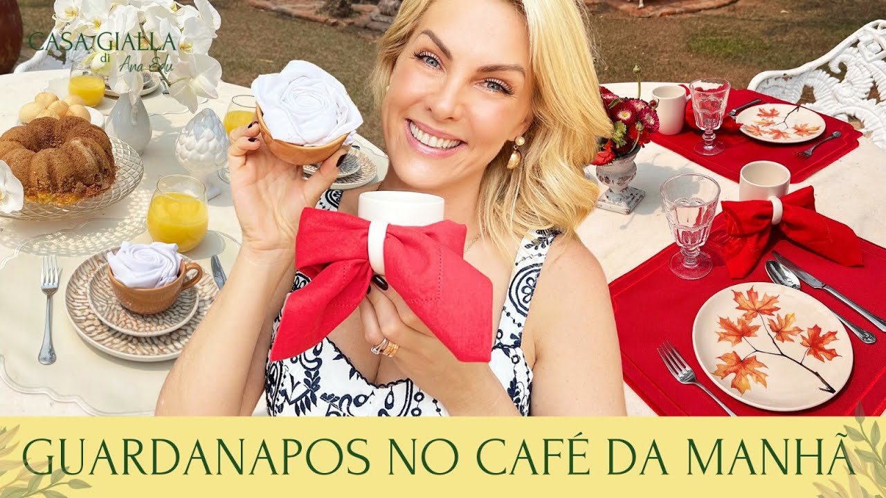 GUARDANAPOS NO CAFÉ DA MANHÃ - CASA GIALLA