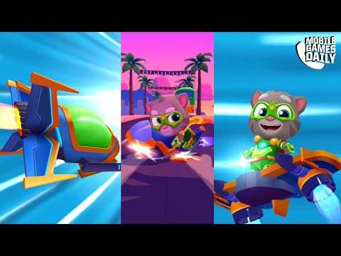 HERO DASH All Vechicles Gameplay - Hyperboard, Laser Ship, Jet Bike