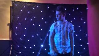 Nicky McDonald singing Answerphone at Soccer Six