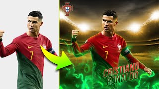 How to Create an Epic Cristiano Ronaldo Poster Design in Photoshop