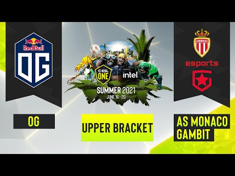 Dota2 - OG vs. AS Monaco Gambit - Game 2 - ESL One Summer 2021 - Upper Bracket